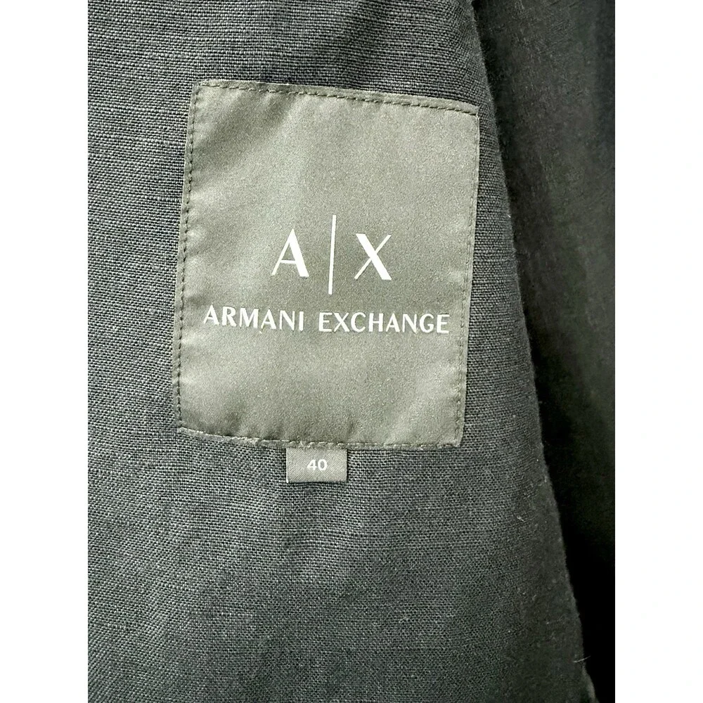 A/X Armani Exchange Linen-Blend 2-Button Sport Coat - Men’s Size 40R - $220 New